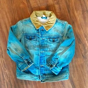 Gap boys jean jacket(fleece lined) 5t